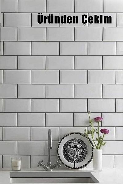 Bien Home Exclusive 50x100 Cm Tile Patterns Premium Adhesive Coating PVC Foil Bh617