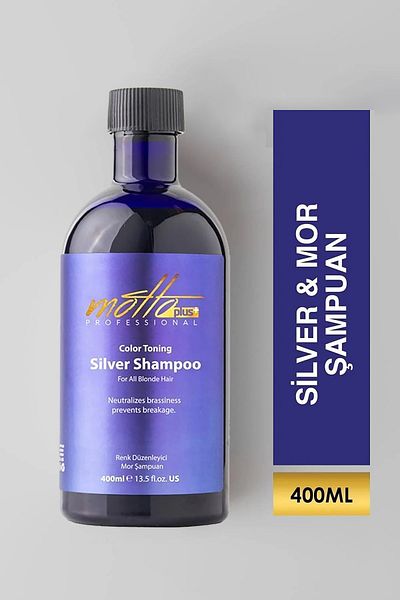 Motto Plus Professional 400 ml Silver Purple Anti-Orange Shampoo