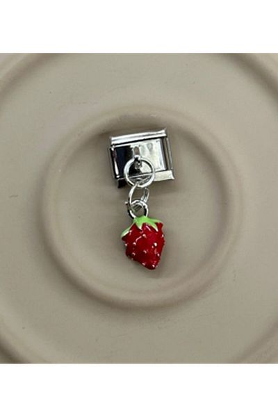 MSBTAKI Strawberry Figured Charm 316L Steel Stainless