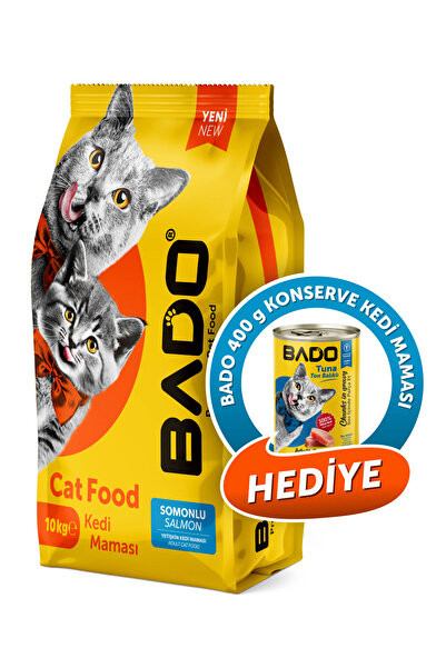 Bado Yetişkin Kedi Maması Somonlu 10 Kg