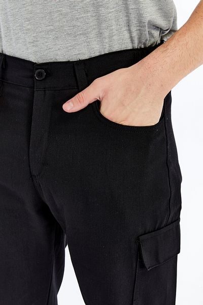 Uniprom Business Trousers Summer Basic Model 2 Black 5 Pockets