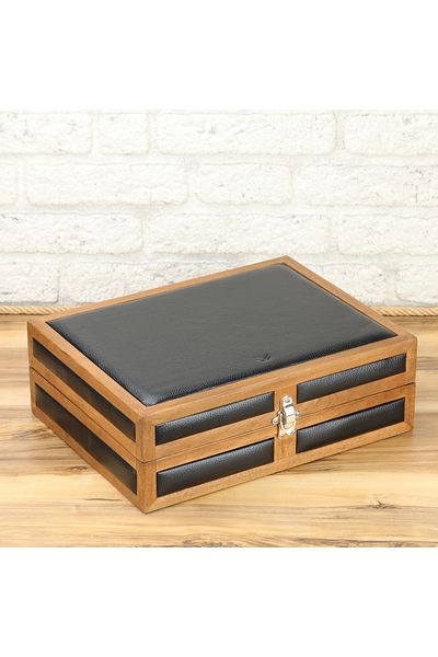 Onywatch 15-Piece Wooden Watch Box Multi Watch Box Watch Collection Box Watch Organizer Watch Case
