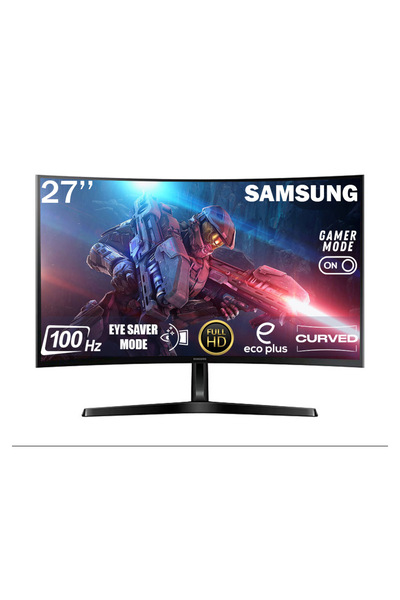 Samsung Essentıal S3 27" 100 Hz Full HD Curved (Kavisli) Monıtor LS27D366GAUXUF