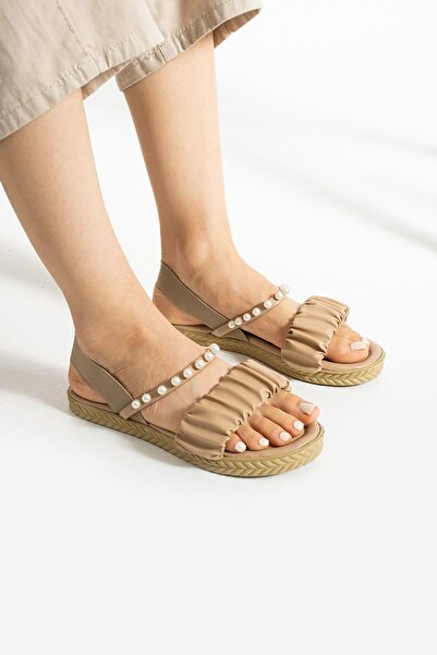 Moda Devrin Ελαστικά σανδάλια με Pearl Mink