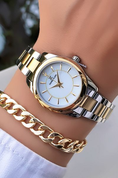 Daniel Klein Invoice Steel Band Women's Watch Bracelet Gift