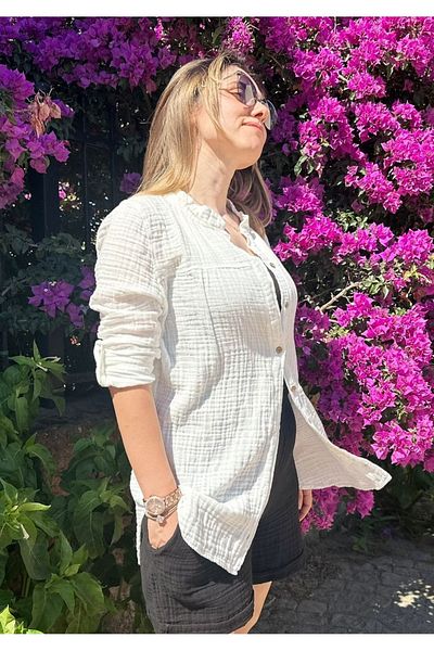MUTİR Muslin Tunic Shirt