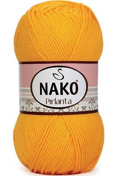 NAKO Diamond Amigurumi Πλεκτό Σχοινί 184 Κίτρινο