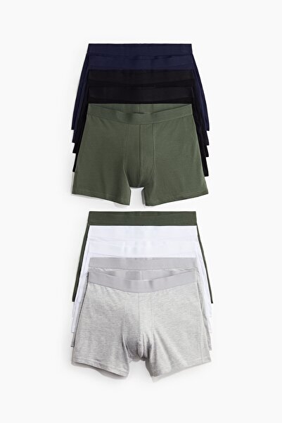 H&M 10'lu Normal Paça Boxer Şort Lycra®