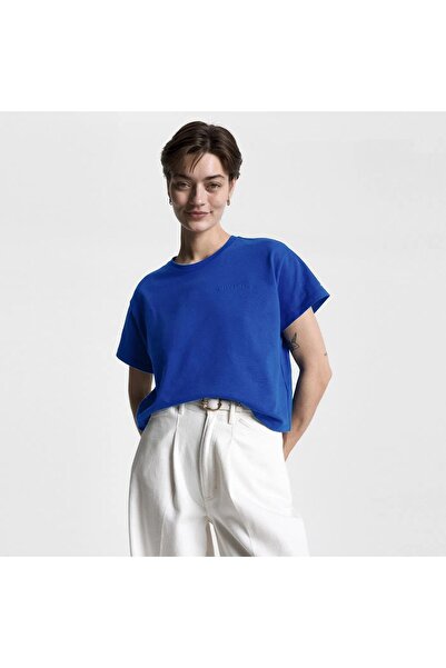 Tommy Hilfiger Kadın T-Shırt MRDN RLX BRIGHT HILFIGER C-NK SS