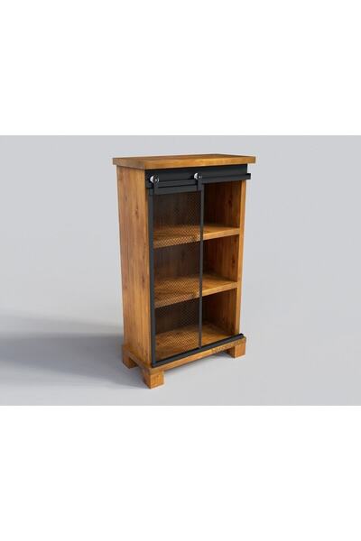 NT Concept Ntconcept Tien Doğal Ağaç Dolap-kitaplık(80CM-H150CM-41CM)