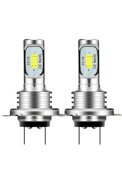 divendi-ro Set de 2 becuri LED auto H7 3570 7000LM 2 x SMD, 7000Lm, 6000K, putere 80W, lumină albă