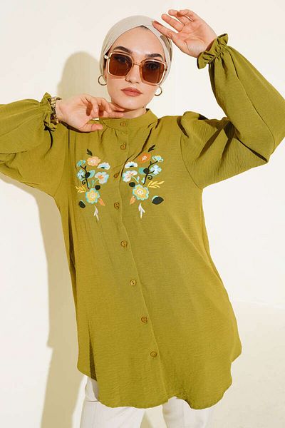 Kirazgym Embroidery Detailed Tunic