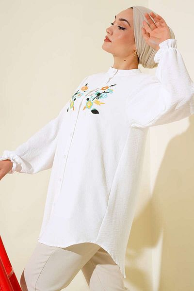 Kirazgym Embroidery Detailed Tunic