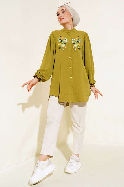 Kirazgym Embroidery Detailed Tunic