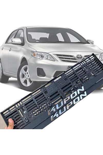 eryatex Toyota Araçlar Uyumlu Kupon Plakalık Araç Plakalık Kupon Yazılı Araba...