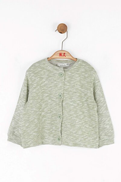 nk kids Glitter Cardigan Green