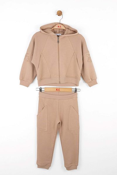 nk kids Tiger Tracksuit Set Camel
