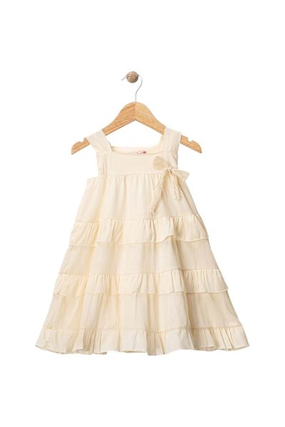 Babexi Bow Dress Ecru
