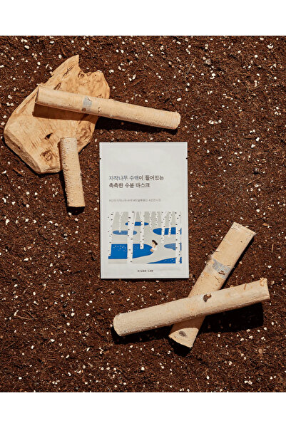 Round Lab Birch Juice Moisturizing Mask Sheet - Nemlendirici Serinletici Huş Özlü Kağıt Maske 25ml