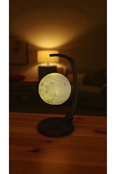 Genel Markalar Ay şeklinde masaüstü dekoratif LED gece lambası, şık ve huzurl...