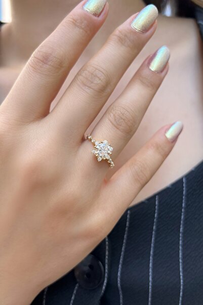 Altınaşkı Taşlı Altın Yüzük