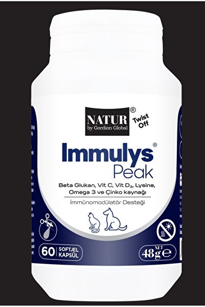 Natür Immulys Peak (KEDİ VE KÖPEKLERDE BAĞIŞIKLIK DESTEĞİ)