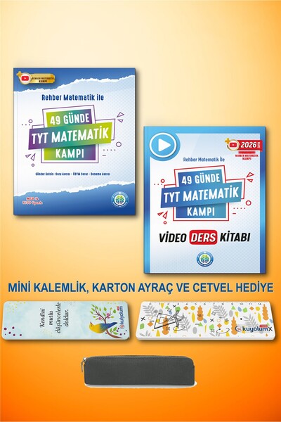 REHBER MATEMATİK YAYINLARI Rehber Matematik ile 49 Günde TYT Matematik Soru K...