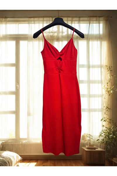 BUTİK MUSON Strappy Bodycon Dress