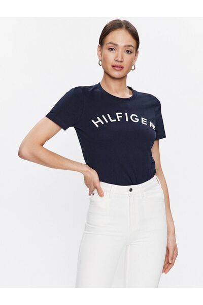 Tommy Hilfiger Logo Nakışlı Tişört