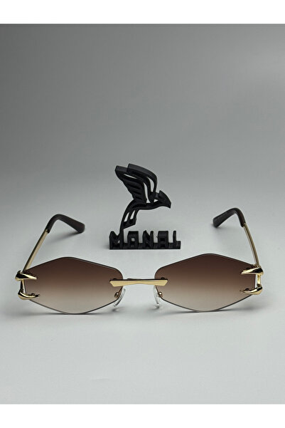 MONAL Jacarty Coffee Gradient Sunglasses Gold Frame 55 Ekartman