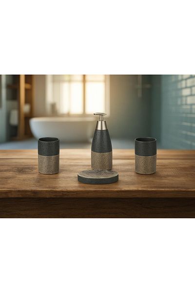 Fame Kıtchen Ceramic Luxury Bathroom Set of 4