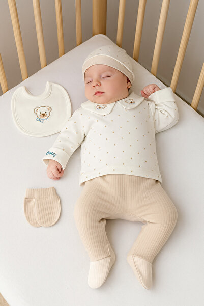 Cherub Baby طقم ملابس للأطفال حديثي الولادة مكون من 5 قطع من Baby Boy Polka Dot