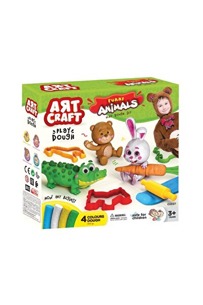 Fen Toys-Dede 03697 Art Craft Fun Animals Dough Set 200 Gr