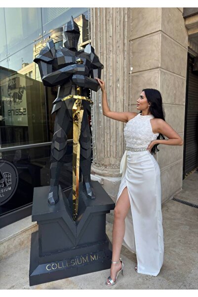 Monchoix Γυναικείο φόρεμα αποφοίτησης/χένας/προσκλητήριο με ανάγλυφο λουλουδάτο μοτίβο υψηλής ποιότητας