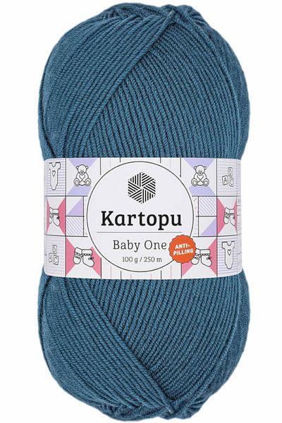 Kartopu Baby One Μη τριχωτό Baby Wool Petrol K1467