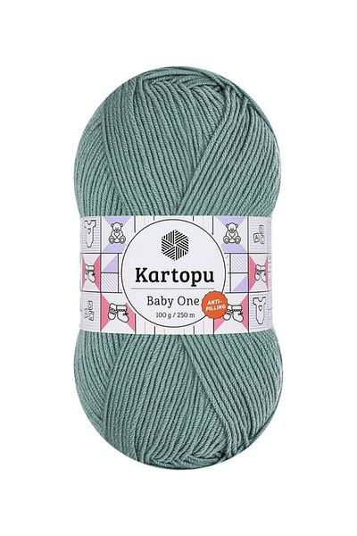 Kartopu K.artopu Baby One Μαλλί Πλεκτό Χειροποίητο Μαλλί Αζουρ K493