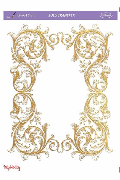Genel Markalar Lineart Altın Sarısı Sulu Transfer LNT166 25x35cm