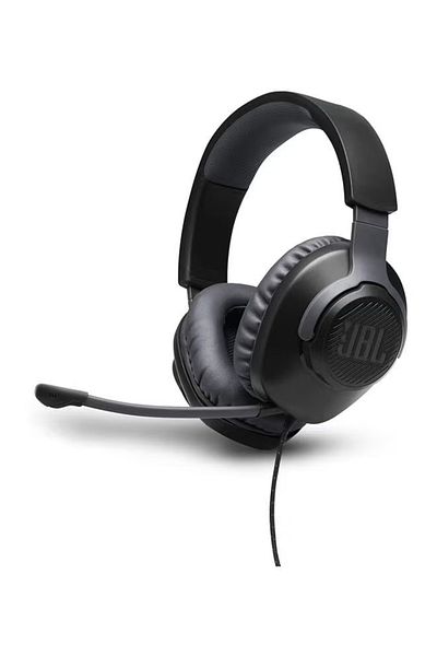 JBL Quantum 100 On-Ear Wired Headphones With Mic For PS4/PS5/XOne/XSeries/NSwitch/PC