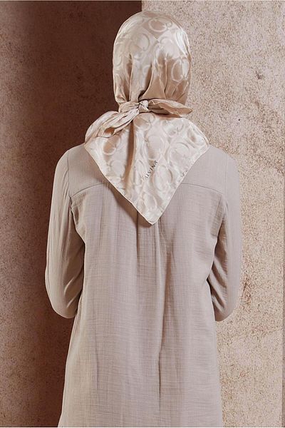 Alvina ALVİNA JACQUARD SCARF 8452 - Γυναικείο Ζακάρ Φουλάρι