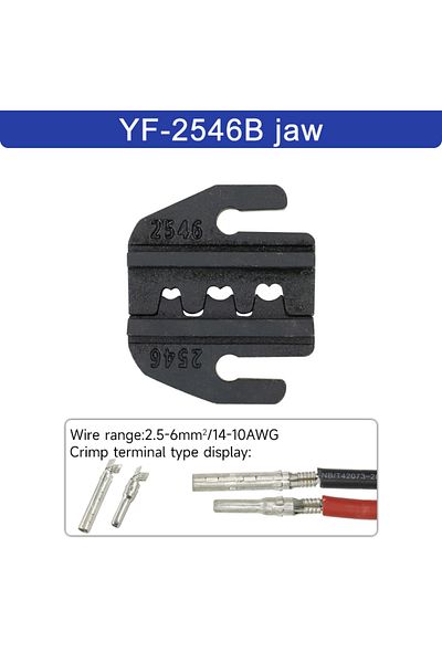 Choice Yf-2546b Jaw 1pcs Crimping Pliers Jaw Yf Pliers 9 Inches For Spring Insert, Pre-insulated, Waterproo