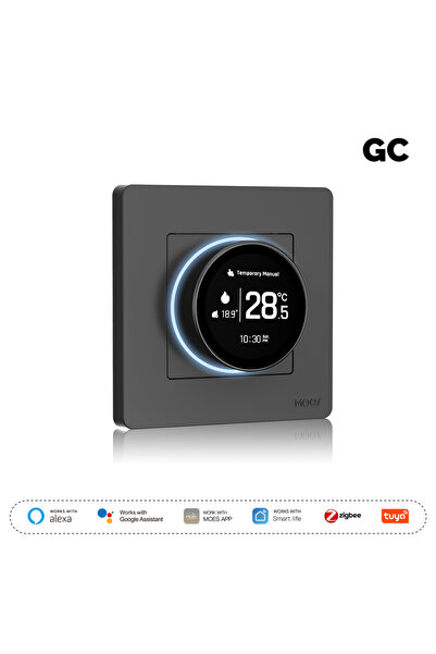 MOES غلاية غاز GY Tuya ZigBee Smart Knob Thermostat Star Ring Series Temperat...