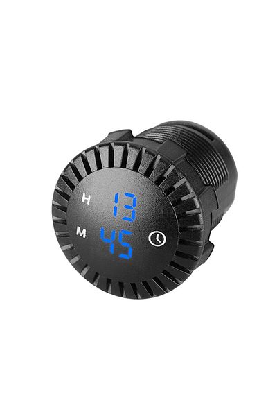 Choice Blue Car Panel Electronic Clock 12V/24V Automotive Touch Digital Clock LED Display Waterproof For Ca