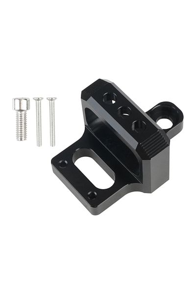 SPEEDRACING Black Universal Solenoid Valve Mount Holder Bracket 3 Port For Mac Aem Boost Controller For 94-01 Ac