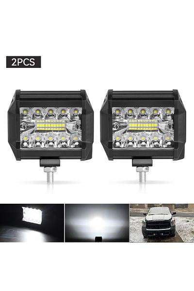 Choice 2pcs 60w Car Led Light Bar/work Light Offroad Spot Flood Combo Led Bar For Truck Car Suv 4x4 Boat At