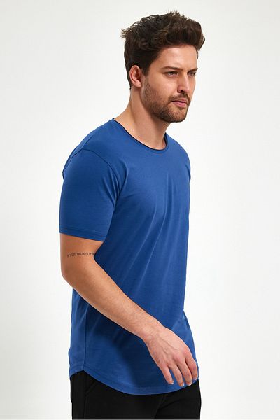 AMAZING CRASH Skirt Oval Basic Crew Neck Slim Fit Short Sleeve T-Shirt