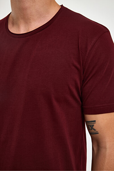 AMAZING CRASH Skirt Oval Basic Crew Neck Slim Fit Short Sleeve T-Shirt