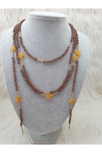 HAPPY HANDMADE 2Meter Long Necklace/Gift