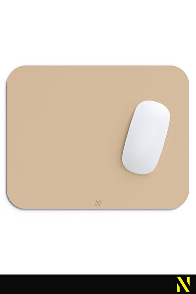 nilizma Mouse Pad ergonomic de culoare maro, ideal pentru uz casnic și la birou, cu suprafață anti-alunecare