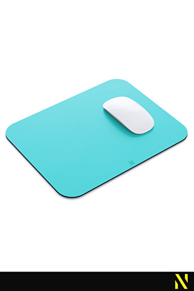 nilizma Mouse Pad ergonomic de culoare turcoaz, ideal pentru uz casnic și la birou, cu suprafață anti-alunecare