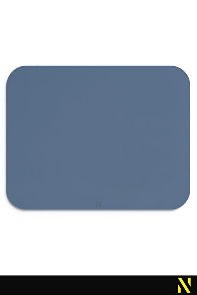 nilizma Mouse Pad ergonomic de culoare albastru bleumarin, ideal pentru uz casnic și la birou, cu suprafață anti-alunecare